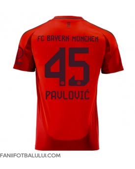 Bayern Munich Aleksandar Pavlovic #45 Tricou Fotbal Replică 2024-25 Barbati Acasa
